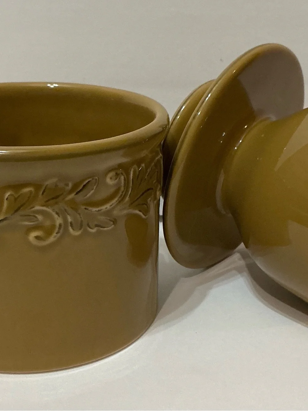 L Tremain The Original Butter Bell Crock Antique Collection Sienna Brown Mocha